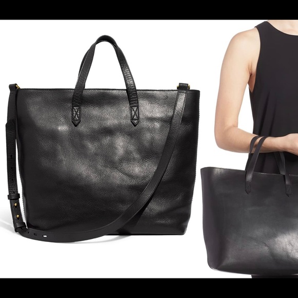 Madewell Handbags - Madewell Zip Top Transport Leather Carryall